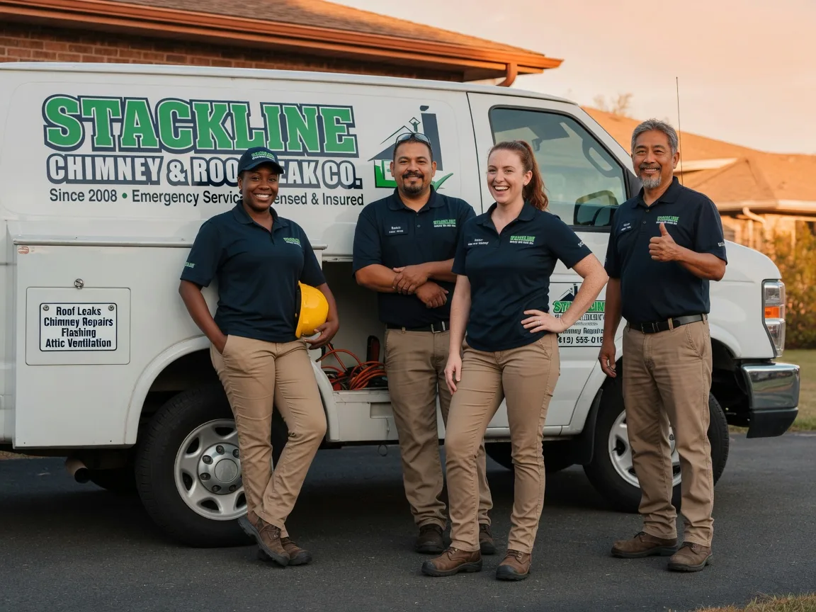 Chimney flashing repair company in Happy, KY